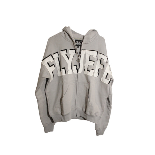 Grey Zip Up Hoodie